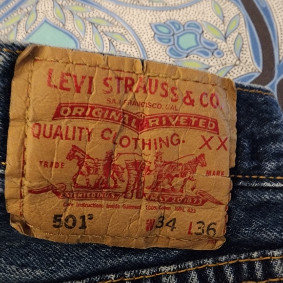 501 Men's Button fly - Picture 2 of 5